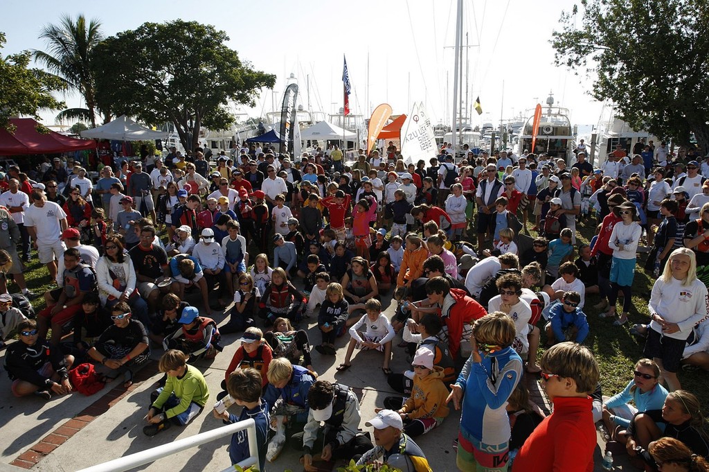 Skippers Meeting at the Orange Bowl Regatta
